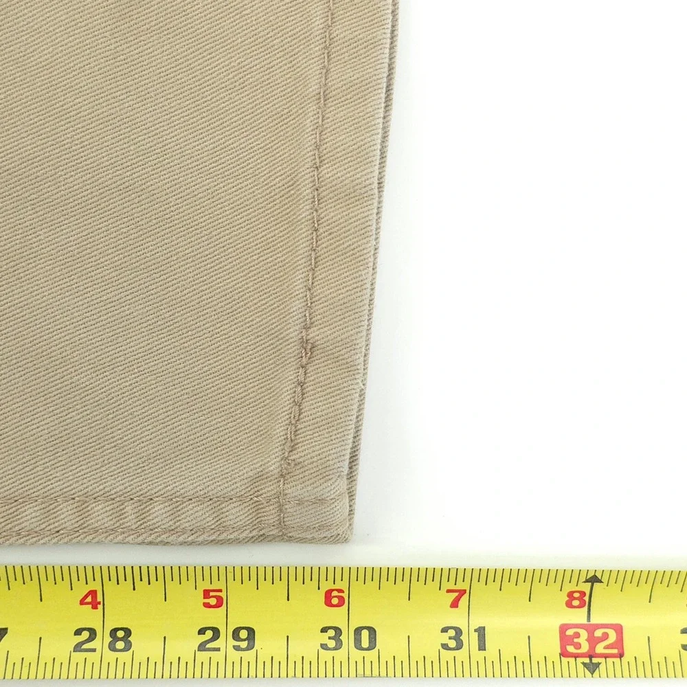 Levis Mens Pants 502 Regular Taper W32 L32 Tan Khaki Stretch Chino 29507-0009